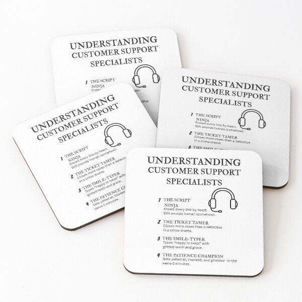 Item preview, Understanding Customer Support Specialists – Funny Help Desk Definitions designed and sold by PsyFlow35.