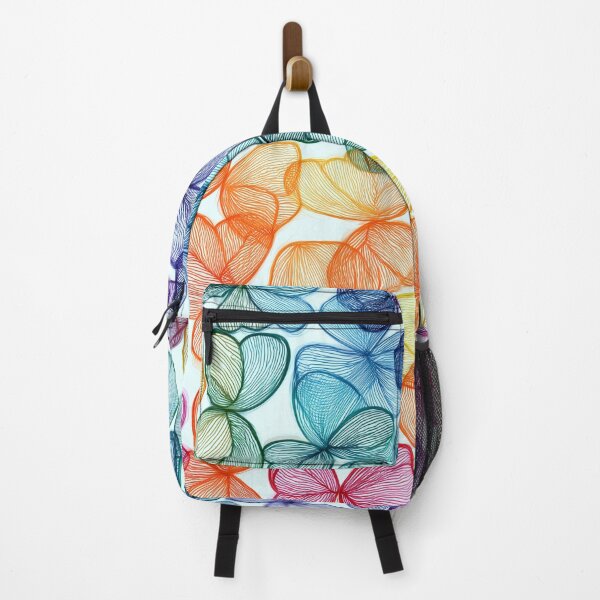 Item preview, "Ethereal Rainbow Petals - Vibrant Line Art" designed and sold by djovan.