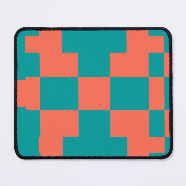 Item preview, Retro Squares in Teal and Coral designed and sold by Owcomm.