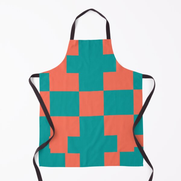 Item preview, Retro Squares in Teal and Coral designed and sold by Owcomm.