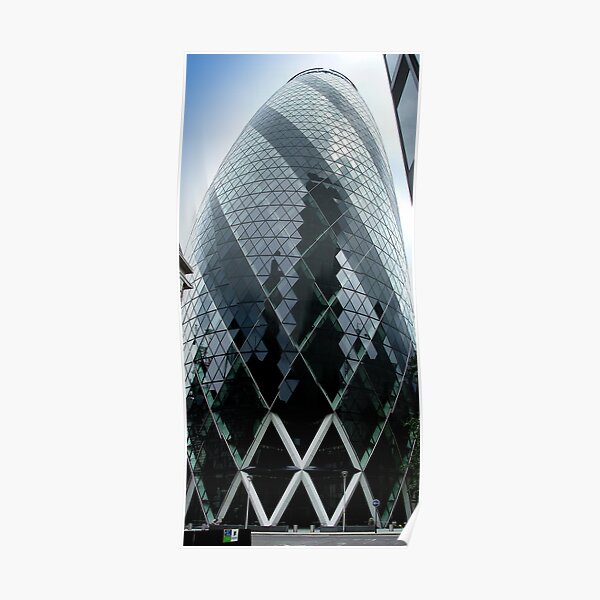 The Gherkin - No.30 St Mary Axe London Poster