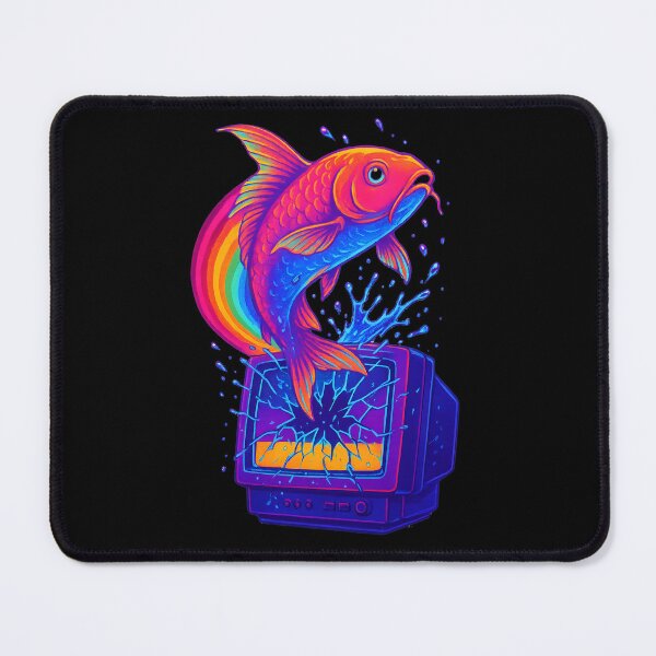 Item preview, Arcade Koi  Pixel Pond  CRT Splash designed and sold by Shoot-The-Moon.
