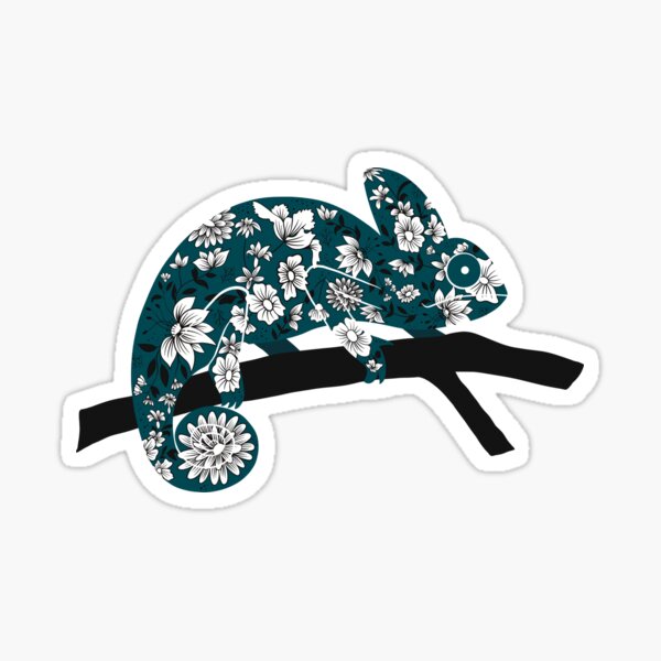Aperçu de l'œuvre Caméléon Floral ~ Blanc créée et vendue par sz-mandra.