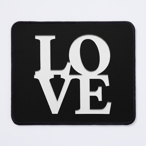Item preview,  Iconic LOVE Word Art Black and White designed and sold by Owcomm.