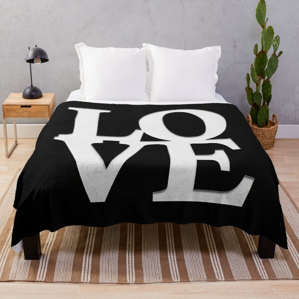 Item preview,  Iconic LOVE Word Art Black and White designed and sold by Owcomm.
