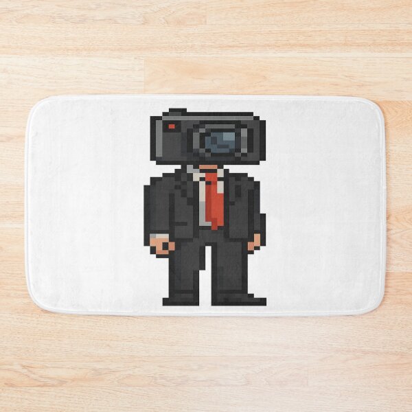Item preview, Titan CEO in Pixel Mode – Retro Surveillance designed and sold by artist-for-you.