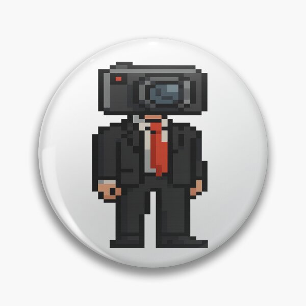 Item preview, Titan CEO in Pixel Mode – Retro Surveillance designed and sold by artist-for-you.