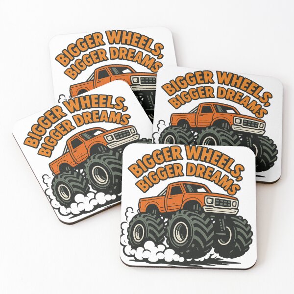 Item preview, Bigger Wheels, Bigger Dreams – Cartoon Monster Truck Tee designed and sold by AwixArslan.