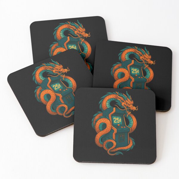Item preview, Quarter-Eater Dragon  Token Serpent  Cabinet Constrictor designed and sold by Shoot-The-Moon.