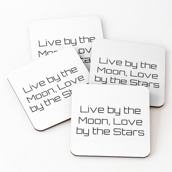 Item preview, Live by the Moon, Love by the Stars designed and sold by Ninjacatoff.