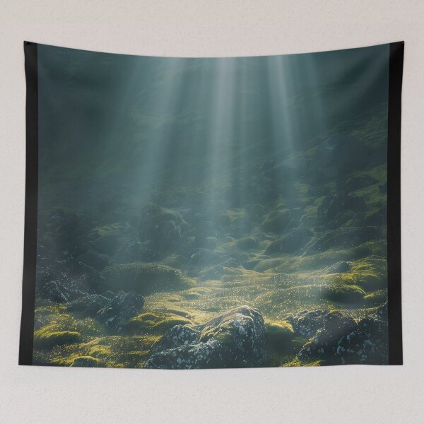 Item preview, Mystical Forest: Sunlit Mossy Depths designed and sold by ShadowAndSlate.