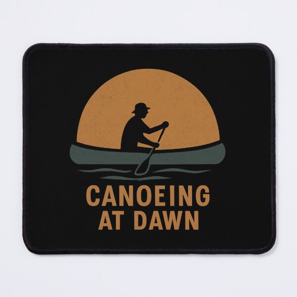 Item preview, Canoeing at Dawn – Peaceful Paddling Adventure Design designed and sold by Timber & Dust.