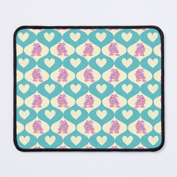 Item preview, Cheeky Frog Heart Retro Pattern designed and sold by Itouchedabee.