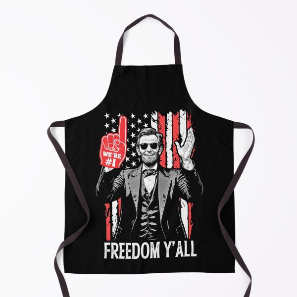Item preview, Abraham Lincoln 4th Of July Freedom Y'All Foam Finger Flag designed and sold by GrandeDuc.