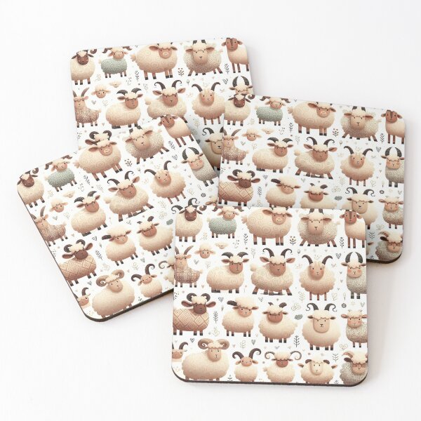 Item preview, Fluffy Sheep Parade designed and sold by Vanich-Panich.