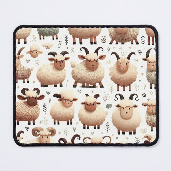 Item preview, Fluffy Sheep Parade designed and sold by Vanich-Panich.