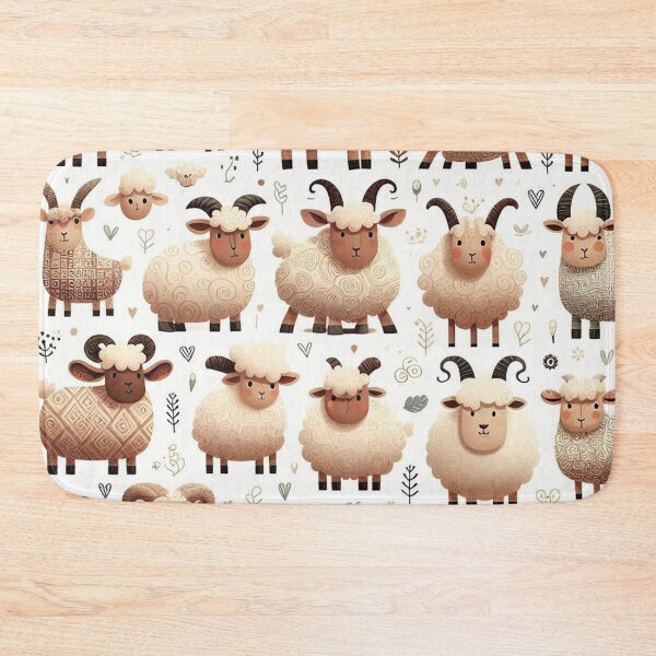 Item preview, Fluffy Sheep Parade designed and sold by Vanich-Panich.