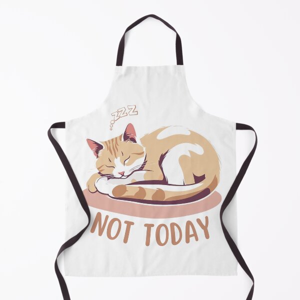 Item preview, cute cat in a lazy mood -not today designed and sold by dijjaboutique.