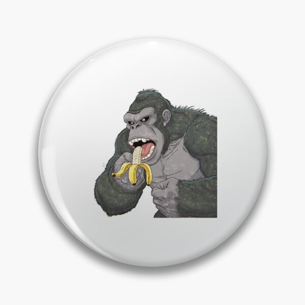 Item preview, Gorilla eating a banana, ape, monkey, funnyfits70, Humor, Funny, retro, vintage, funny quotes, animal humor, designed and sold by FunnyFits70.