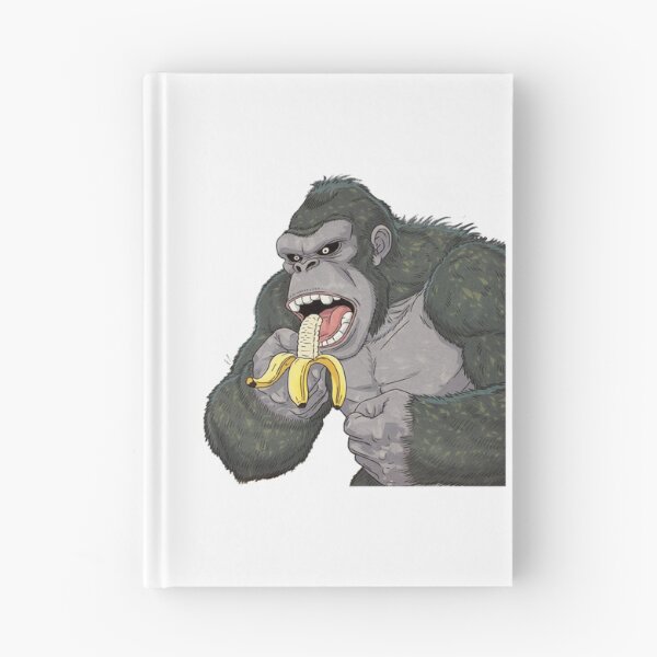 Item preview, Gorilla eating a banana, ape, monkey, funnyfits70, Humor, Funny, retro, vintage, funny quotes, animal humor, designed and sold by FunnyFits70.