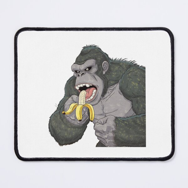 Item preview, Gorilla eating a banana, ape, monkey, funnyfits70, Humor, Funny, retro, vintage, funny quotes, animal humor, designed and sold by FunnyFits70.