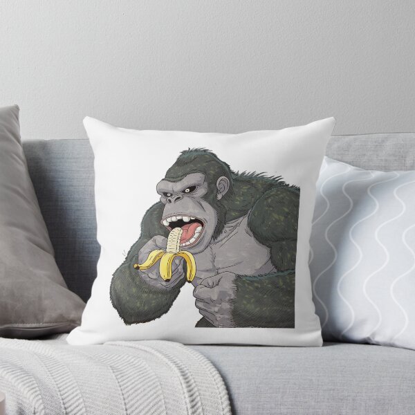 Item preview, Gorilla eating a banana, ape, monkey, funnyfits70, Humor, Funny, retro, vintage, funny quotes, animal humor, designed and sold by FunnyFits70.