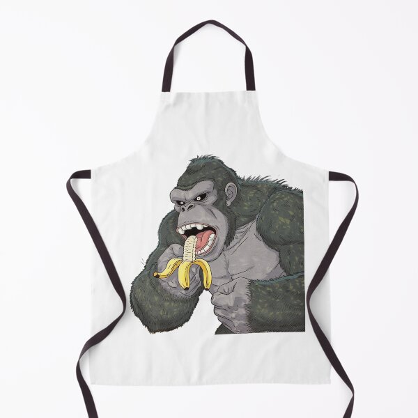 Item preview, Gorilla eating a banana, ape, monkey, funnyfits70, Humor, Funny, retro, vintage, funny quotes, animal humor, designed and sold by FunnyFits70.