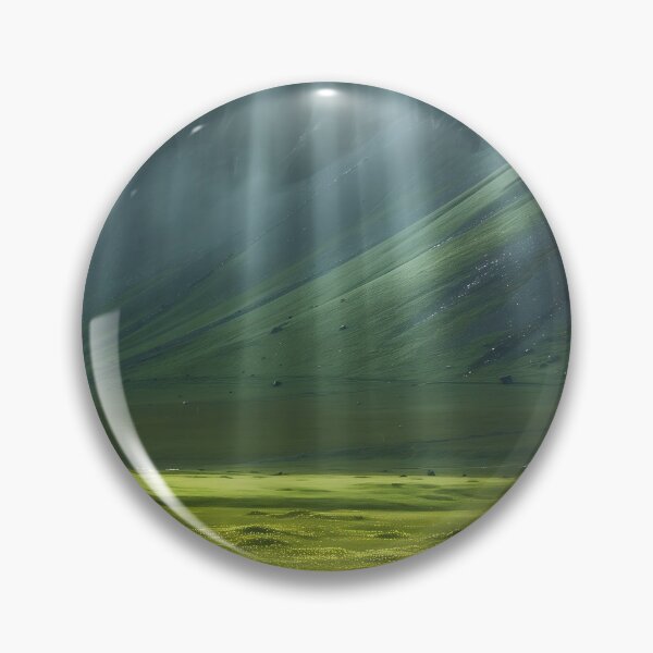 Item preview, Emerald Valley: Sunlit Verdant Landscape designed and sold by ShadowAndSlate.