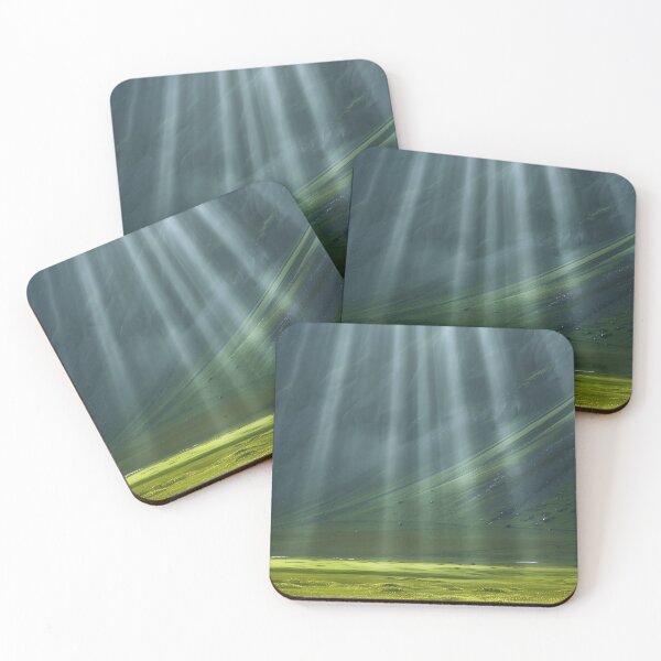 Item preview, Emerald Valley: Sunlit Verdant Landscape designed and sold by ShadowAndSlate.