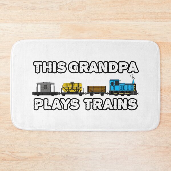 Item preview, This Grandpa Plays Trains, Diesel Rail Enthusiast Father's Day designed and sold by doodlerob.