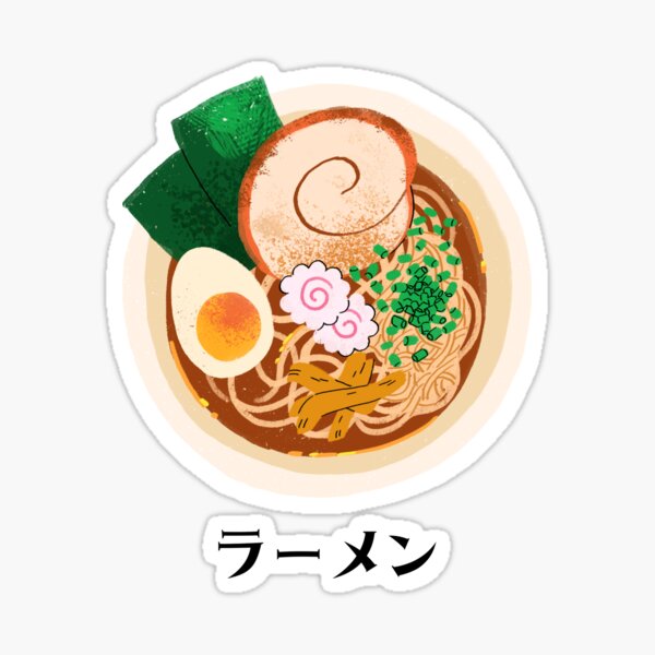 Vista previa del artículo con la obra «Ramen (ラーメン)», diseñado y vendido por Japonica Style.
