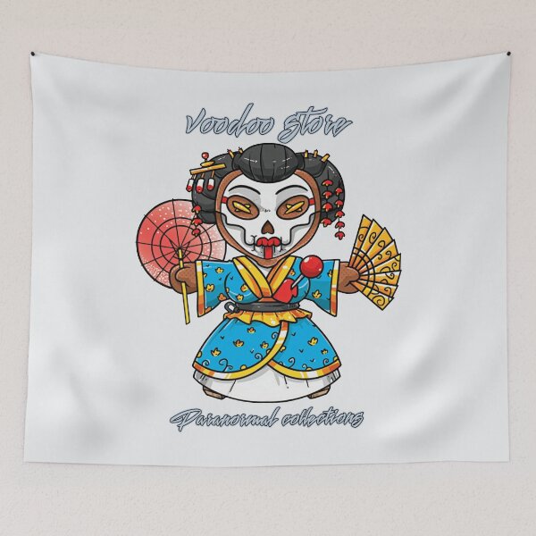 Item preview, Gothic Geisha Skull Figure designed and sold by Voodoo Store Paranormal Collections.