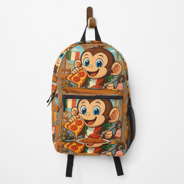 Item preview, A monkey on a gourmet adventure in Italy designed and sold by SammyMorry.