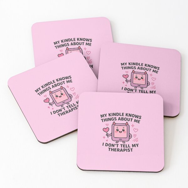 Item preview, My Kindle Knows Things I Dont Tell My Therapist - Pink designed and sold by SageAndMe.