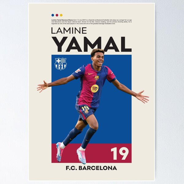 Item preview, Lamine Yamal designed and sold by MertArtDesigns.
