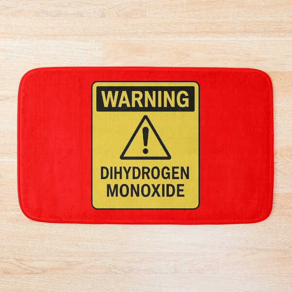 Item preview, Dihydrogen Monoxide Warning Parody Sign designed and sold by zzz888.