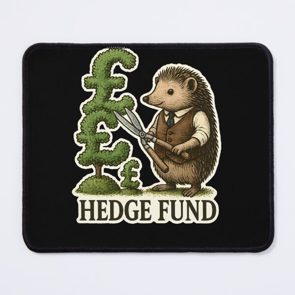 Item preview, Hedge Fund. Funny Hedgehog financial design. designed and sold by Shoot-The-Moon.