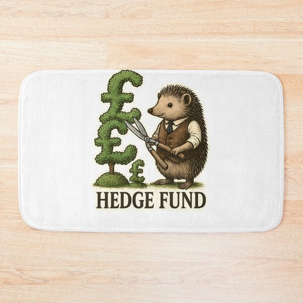 Item preview, Hedge Fund. Funny Hedgehog financial design. designed and sold by Shoot-The-Moon.