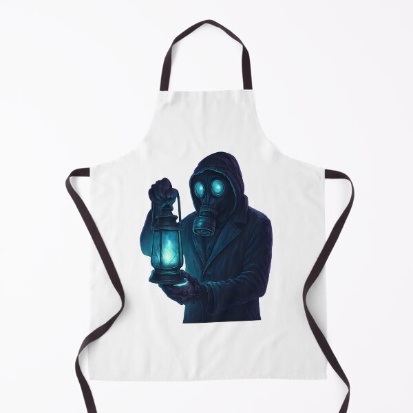 Item preview, Gas Mask Phantom with Glowing Lantern designed and sold by WolfPixelRo.
