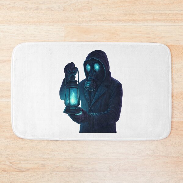 Item preview, Gas Mask Phantom with Glowing Lantern designed and sold by WolfPixelRo.
