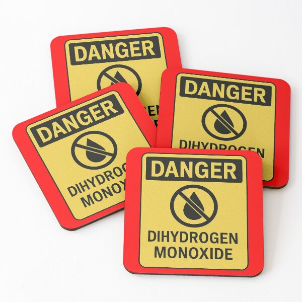 Item preview, Dihydrogen Monoxide No Water Zone Parody designed and sold by zzz888.