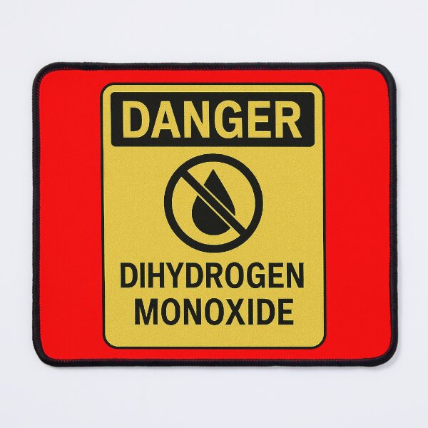 Item preview, Dihydrogen Monoxide No Water Zone Parody designed and sold by zzz888.