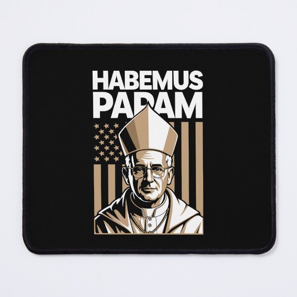 Item preview, Habemus Papam Pope Design with American Flag Background designed and sold by Infinitee8hirts.