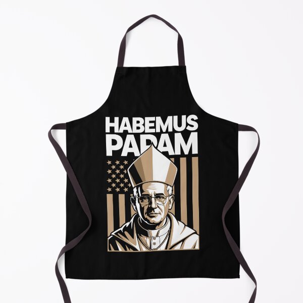 Item preview, Habemus Papam Pope Design with American Flag Background designed and sold by Infinitee8hirts.