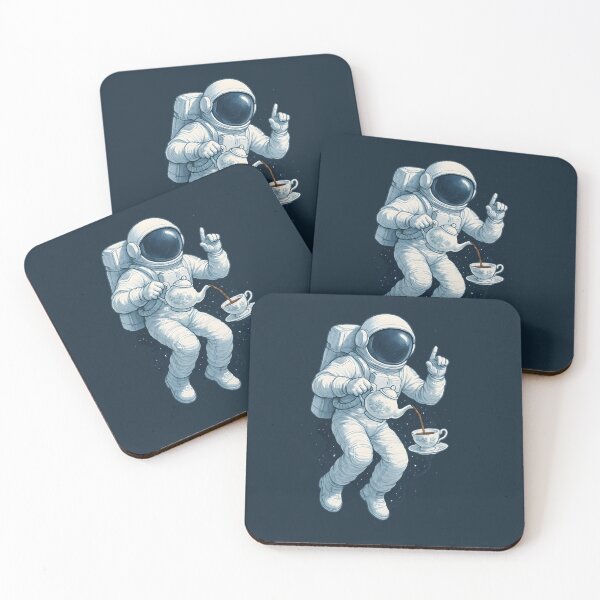 Item preview, Astronaut Cosmic Tea Break  Zero-G Earl Grey designed and sold by Shoot-The-Moon.