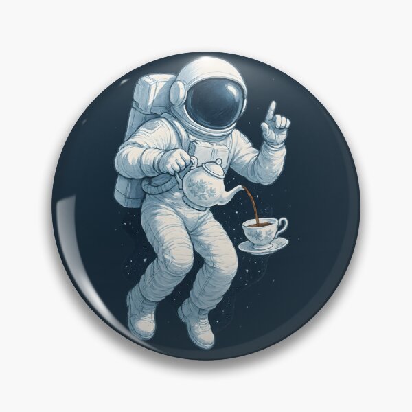 Item preview, Astronaut Cosmic Tea Break  Zero-G Earl Grey designed and sold by Shoot-The-Moon.