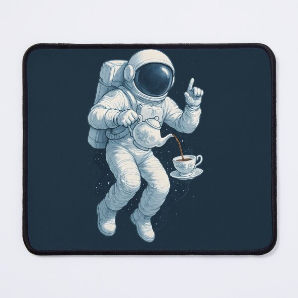 Item preview, Astronaut Cosmic Tea Break  Zero-G Earl Grey designed and sold by Shoot-The-Moon.