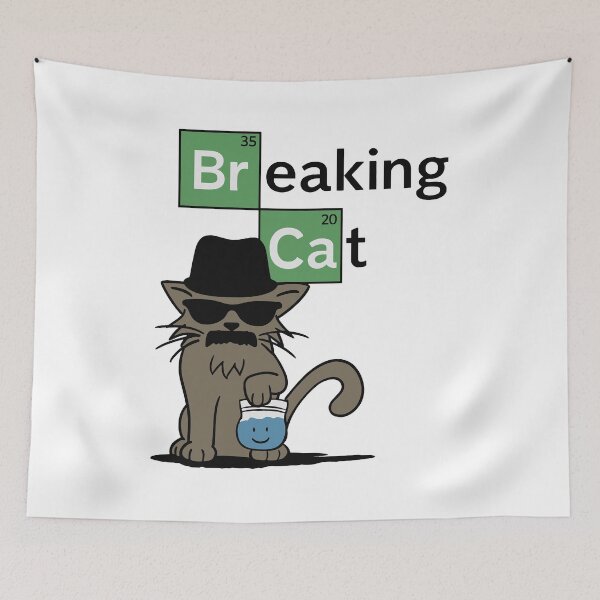 Item preview, Breaking Cat Funny Heisenberg Parody Design "Cat Lovers" designed and sold by ndalamson.