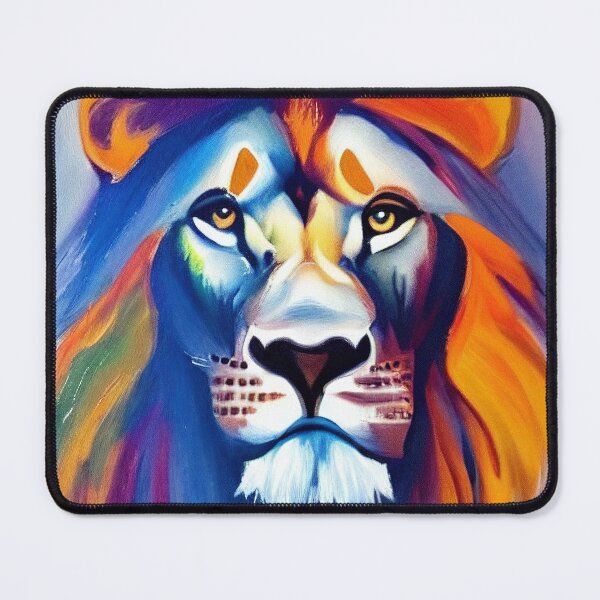 Item preview, Unrealistic multicolor Lion designed and sold by StudioIXI.