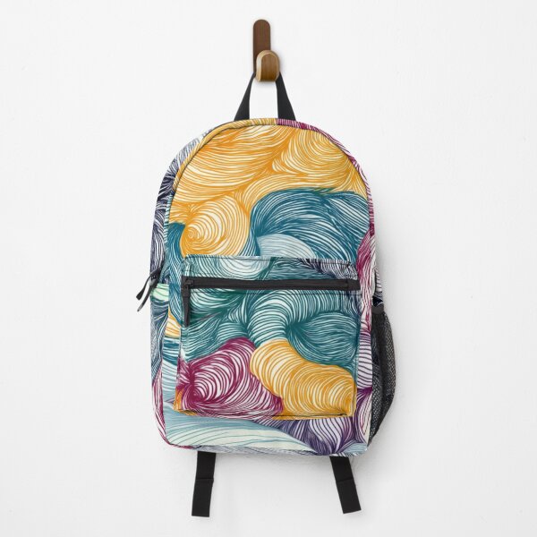 Item preview, Chromatic Swirls - Abstract Line Art Harmony designed and sold by djovan.
